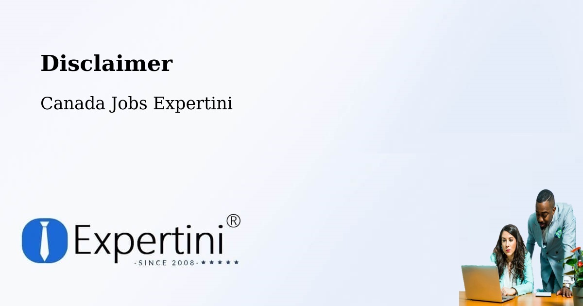 Disclaimer – Carbonear - Canada Jobs Expertini